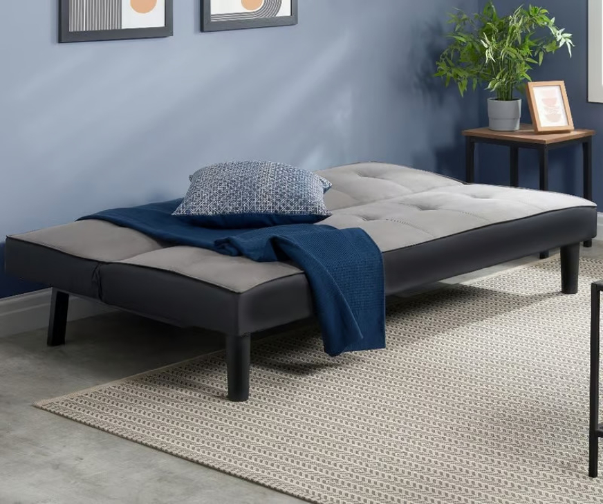 aurora sofa bed folded down